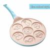 Seven-Hole Non-Stick Waffle & Egg Frying Pan