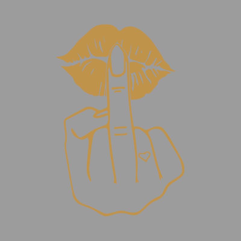Give You a Kiss Like a Middle Finger Creative&funny Stickers for Cartoon Fans&lover,high Quality for Car Trucks Motorcycles