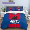 SAN LORENZO Pattern Bedding Set Quilt Cover Pillowcase Home Decor Gift (1 * duvet cover + 2 * pillowcase, without core)