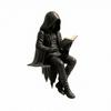 Character Figurine Gothic Statue Charming for Desk, Home Library, Collectors