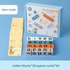 Wooden Educational Word Building Blocks For Kids Age 3 To 6 With Diy Fun And Cognitive Development