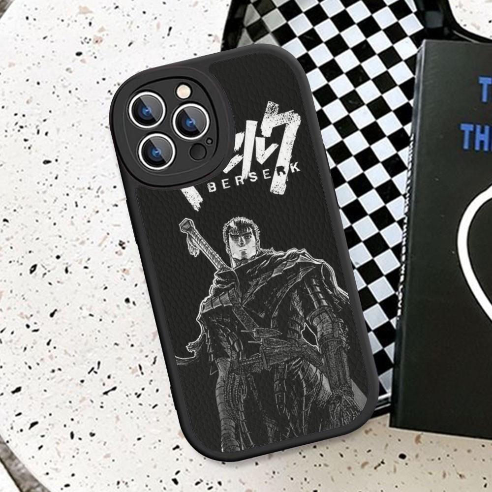 Anime Berserk Phone Case Hard Leather For IPhone 16 15 14 13 12 Mini 11 14 Pro Max Xs X Xr 7 8 Plus Fundas