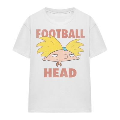 Hey Arnold! Unisex Adult Football Head T-Shirt