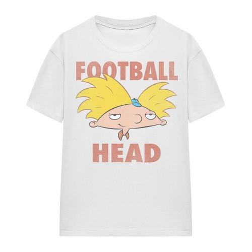 Hey Arnold! Unisex Adult Football Head T-Shirt