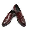 FashionMen Leather Dress Shoes Man Design Brand Mens Shoes Classic Tassel Brogue Mans Footwear Formal Shoes for Men Big Size 37-48
