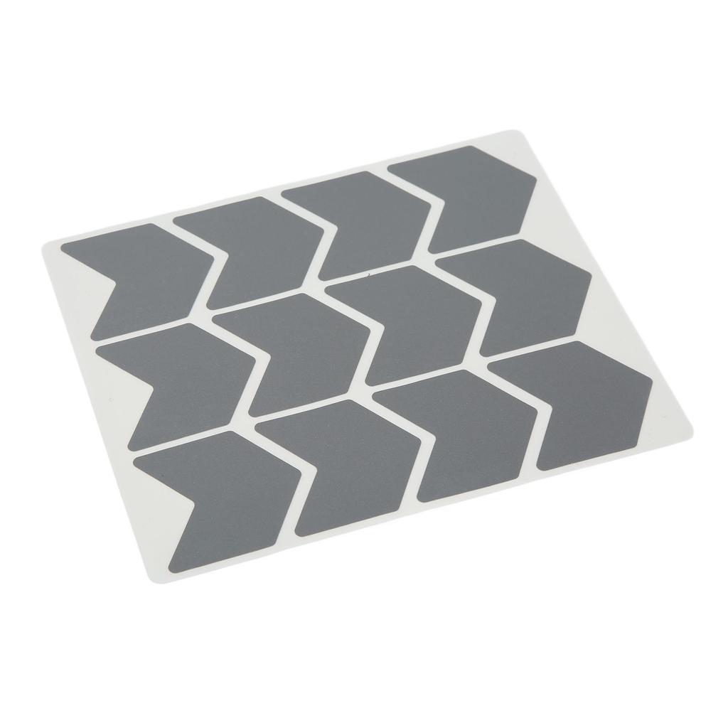 12 Stück Fahrrad Reflektierende Aufkleber Wasserdicht Einfach zu Installieren Sicherheits Radaufkleber für Straße