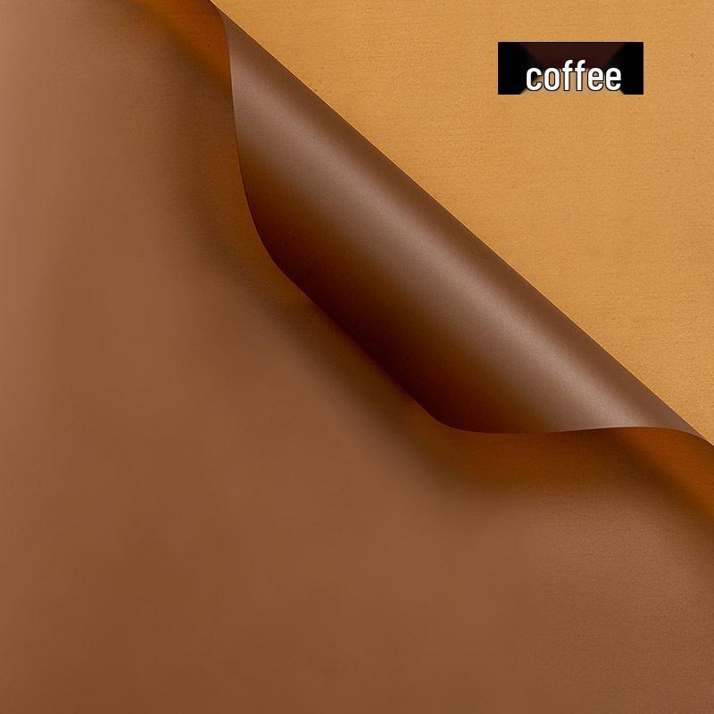 Translucent Waterproof Matte Paper for Florist Bouquets - Korean Solid Color Flower Packaging