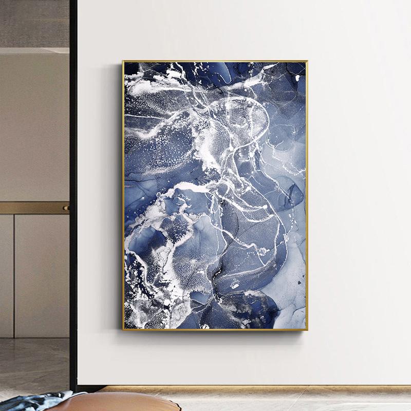 Marble Texture Pattern Canvas Poster Print Luxury Abstract Art Painting Simplicity Home Decor Contemporary Wall Picture Moder