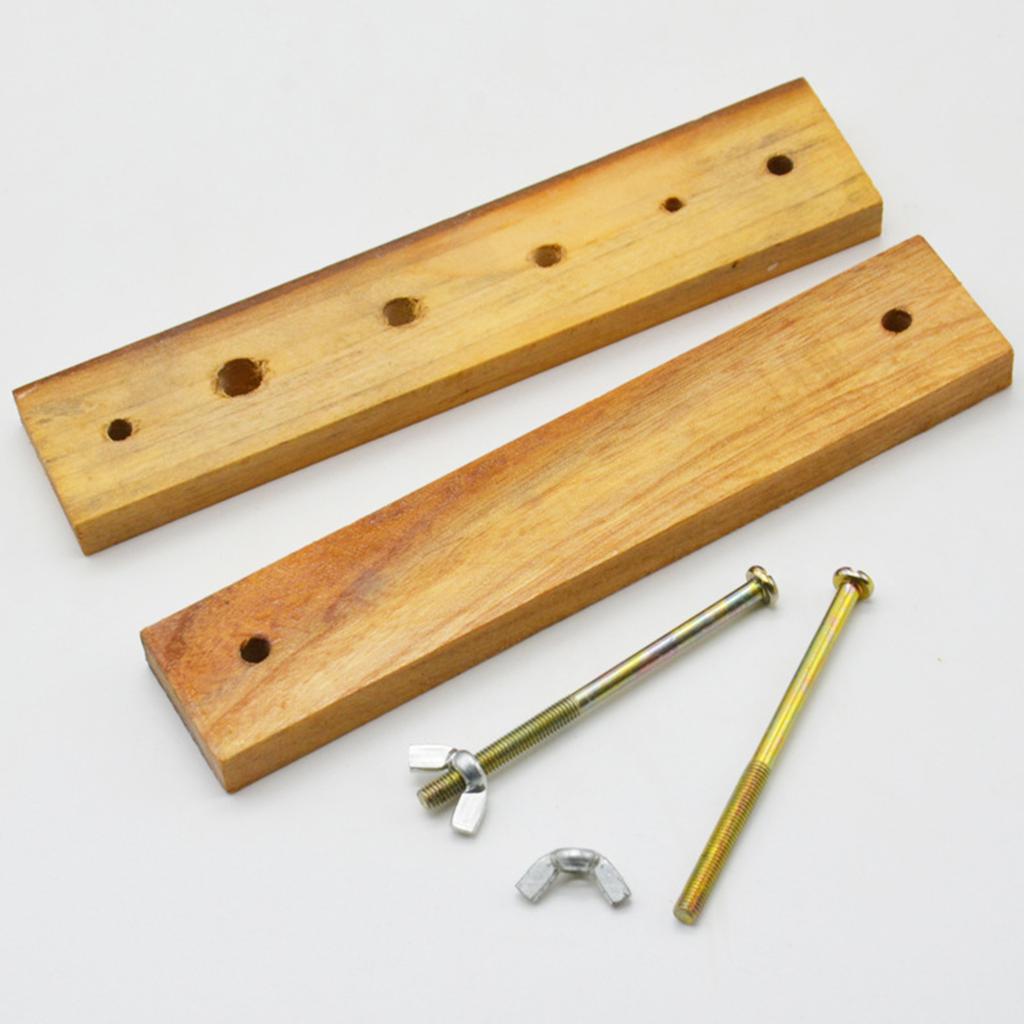 Wooden Binding Press Machine Durable Wooden Bookbinding Press for Home Tags DIY Bookbinding Manual Binding Paper Punch Machine