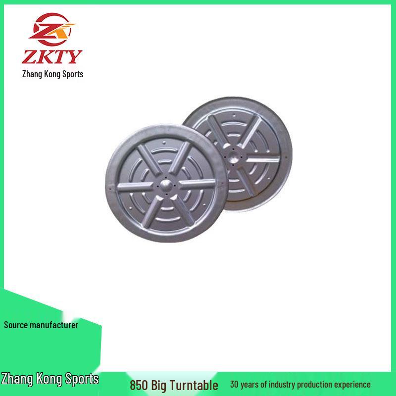 Park Square Outdoor Fitness Path: Large Turntable Cold Plate with Kneading and Pushing Features Iron Material