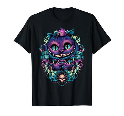 Alice In Wonderland Cheshire Cat All Mad Here T-shirt