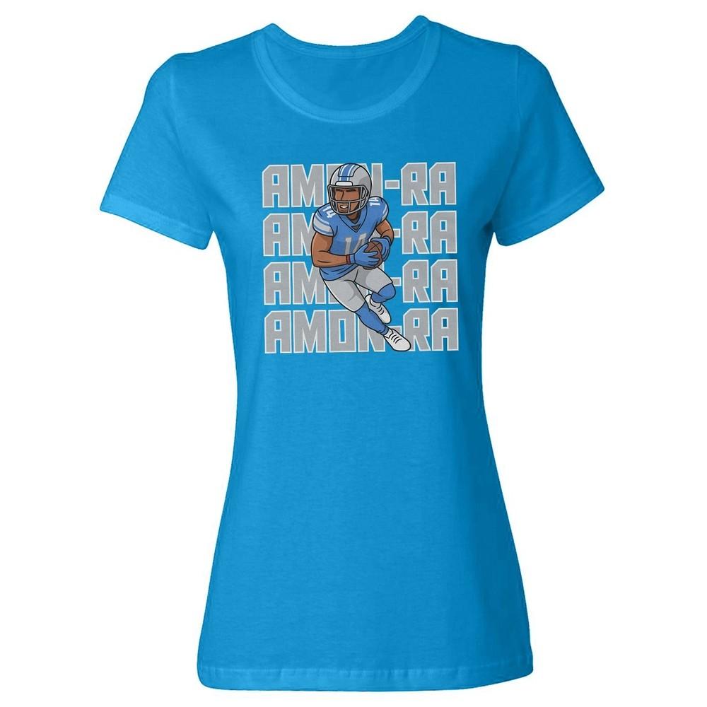Amon-Ra Inspired Sport Design - Detroit Tribute Fans Ladies  Crewneck T-Shirt Unisex T-Shirt S