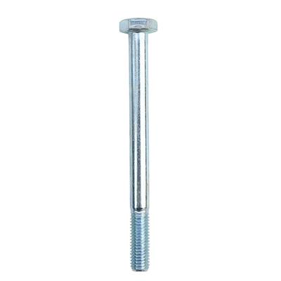 Hexagonal Head Screw, Partial Thread M10x120, Class 5.8, DIN931, White Zinc Plated