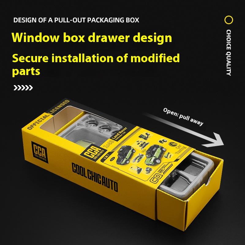 1/43 Scale Land Rover Defender 110 Alloy Model Car Diecast Metal Assembly Modification Series Miniature Vehicle Collection Toy Car