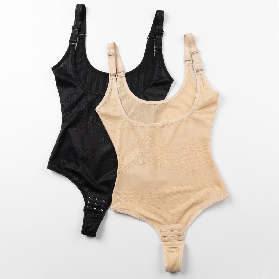 Buy Women Shapewear Bodysuit Thong Panty Body Shaper Waist Trainer