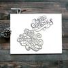 Christmas Die Cut Merry Christmas Letters DIY Carbon Steel Anti-corrosion Smooth Edge Cutting Die Decorative Crafts