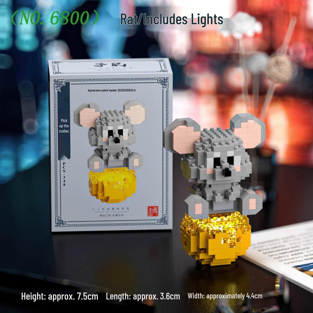 Compatible Lego Micro Cartoon Figurine Building Block - Educational Toy for Kids