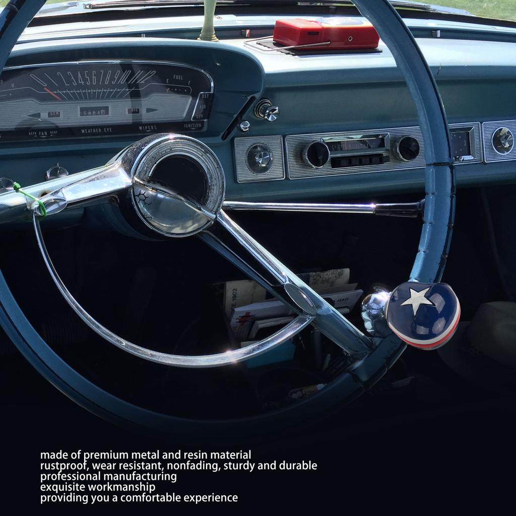 Skull Stee  Wheel Suicide Knob Car Power Handle   for Trucks Tractors Boats