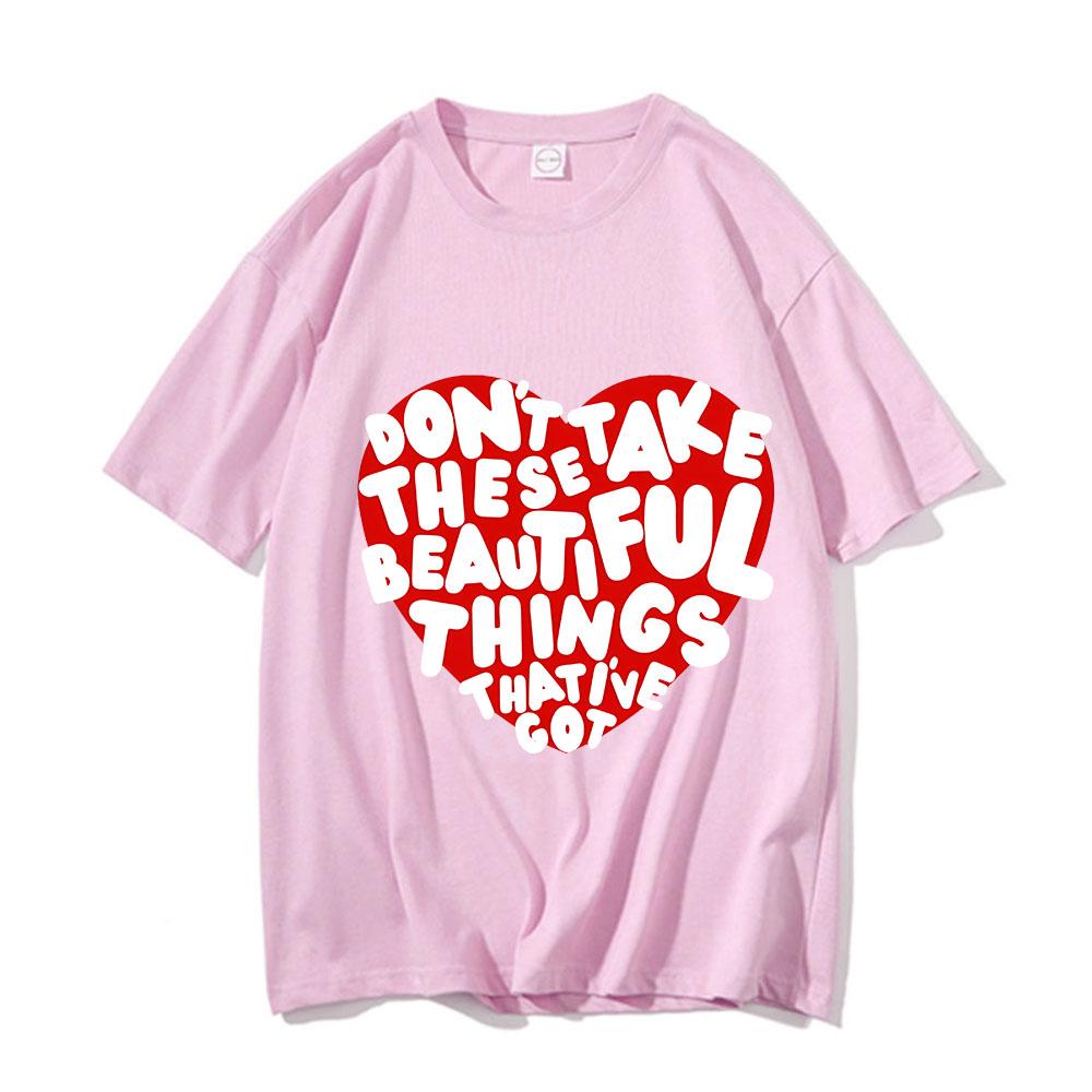 Benson Boone Beautiful Things Unisex Tshirt Oversize 100 Cotton Graphic Korean Summer Y2k Tops Tees Hip Hop Short Sleeve Harajuku