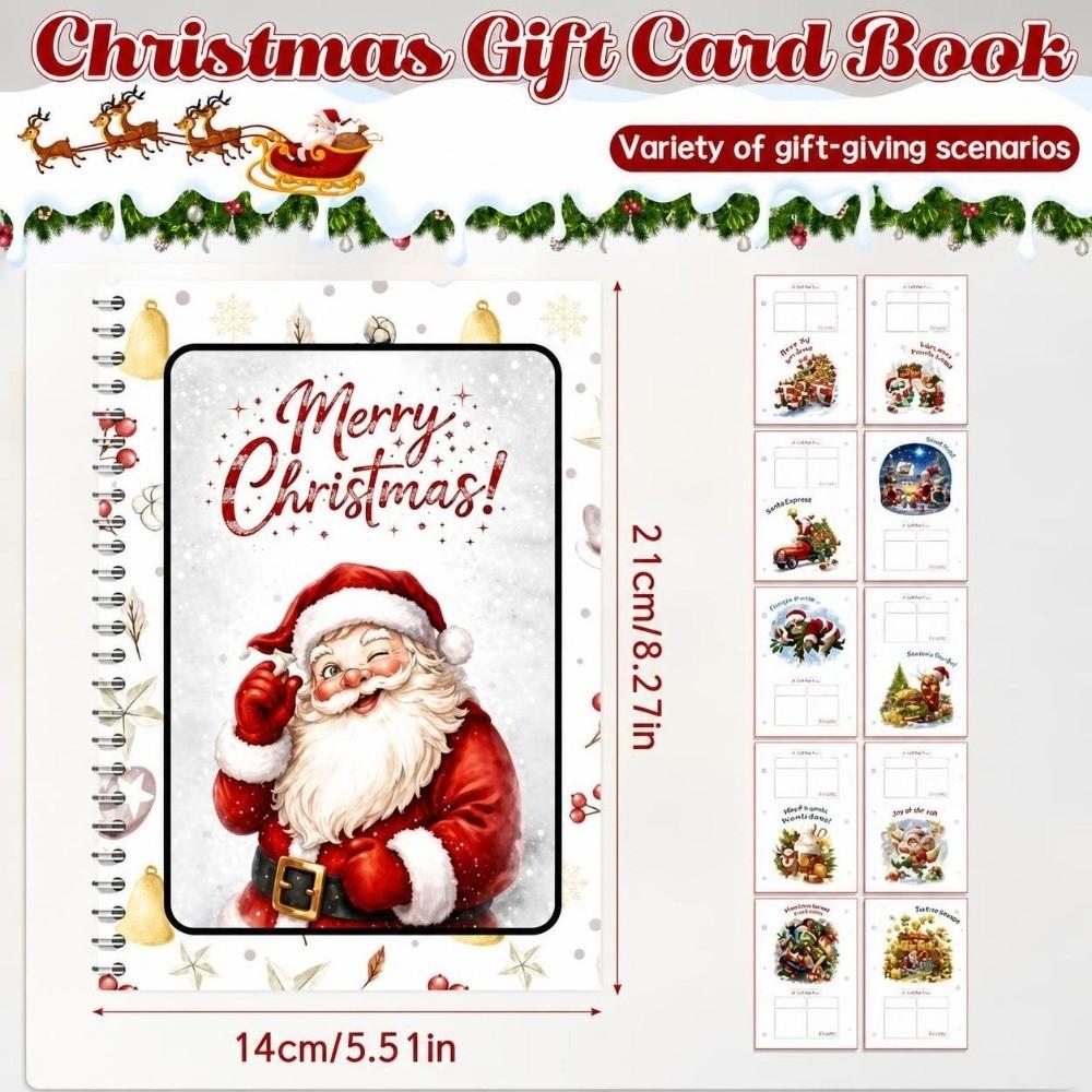 Holographic Christmas Gift Card Booklet Christmas Theme Christmas Gift Card Holder  Family Friends
