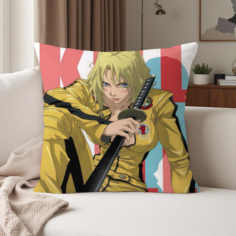 Kkill Bill Movie Gogo Yubari Pillow Case Suitable For Bedrooms Living Rooms Cars Home Decoration