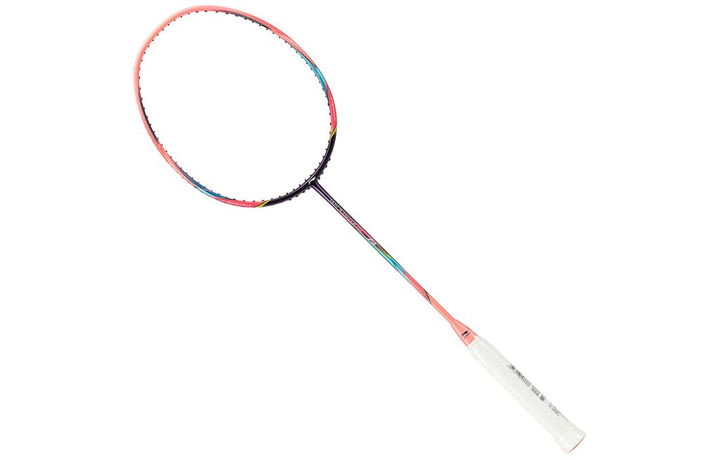 Li Ning Storm WS74 Full Carbon Badminton Rackets Professional 6U/G6 Peach Rouge Pink AYPT445-6