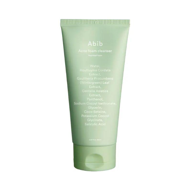 Abib Acne Foam Cleanser Heartleaf Mild Acidic Low pH Deep Cleansing 150ml