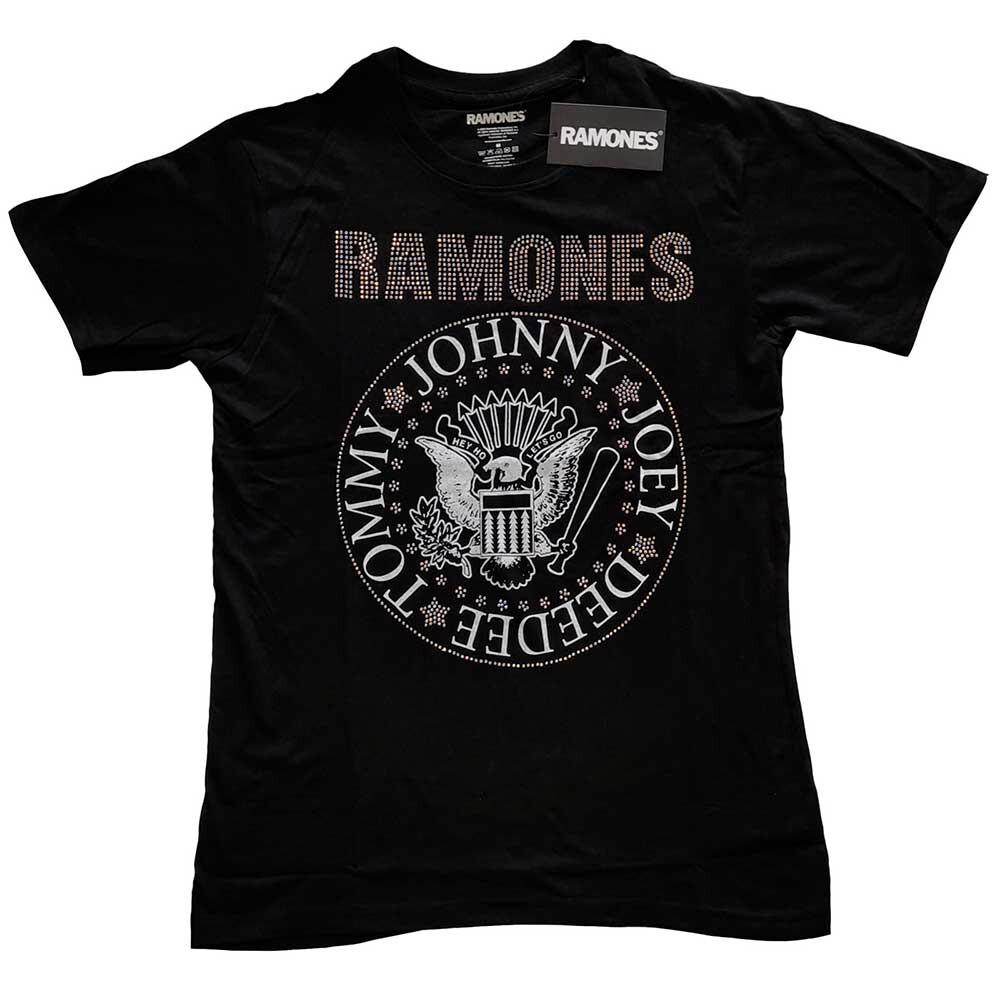 The Ramones -Presidential Seal-Diamante - Black T-shirt Unisex T-Shirt S