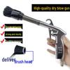Tornado Air Blow Gun with Brush Head - Interior Dry Cleaning and Dust Removal Tool