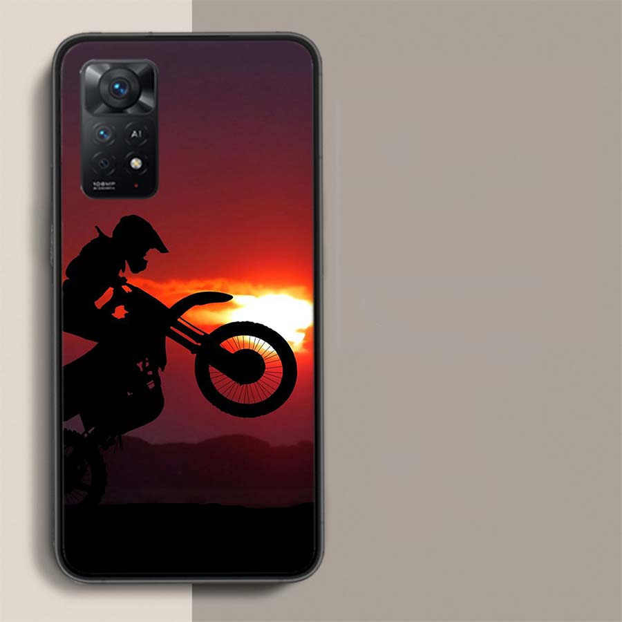 Moto Cross Motorcycle Sports Phone Case For Redmi Note 14+ 13 Pro Plus 14C 13C 12C 12 10A 10C 10 9 8 9A 9C 9T 8A 7 Pro Xiaomi Ca