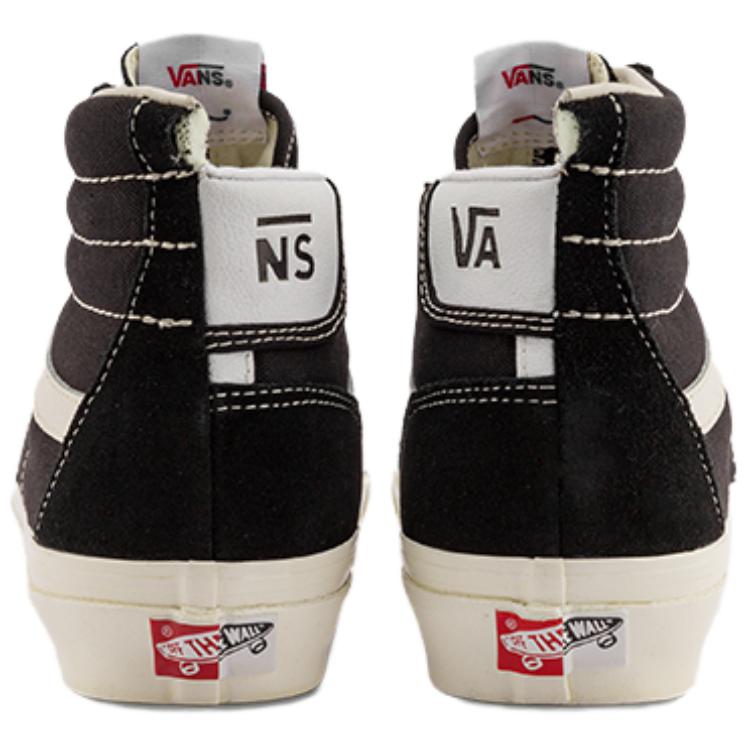 Vans Clash The Wall Fashion Mid-Top Skate Shoes Unisex Skate Shoes Black VN000CNKBA2