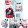 Large Capacity Waterproof Unicorn Cartoon Canvas Backpack For Kids With Breathable Design