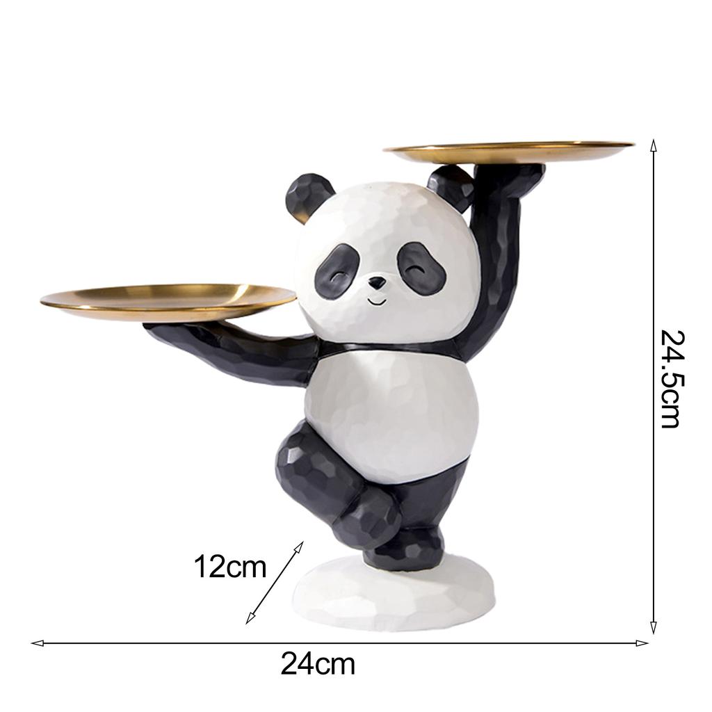 Söt Kanin Förvaringsbricka Kreativa Figurer Ornament Vardagsrum Veranda Skrivbord Hem Hartsdekoration Nycklar Godisförvaring Heminredning