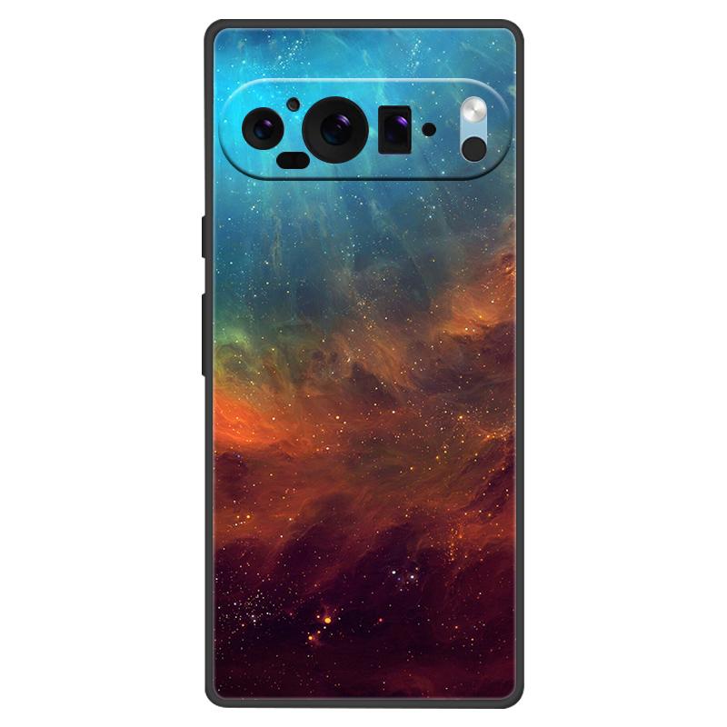 For Google Pixel 9 Pro XL Case Silicone Luxury Space Soft Bumper for Pixel 9 9Pro 9ProXL 5G Phone Cover TPU Funda Fashion Bag