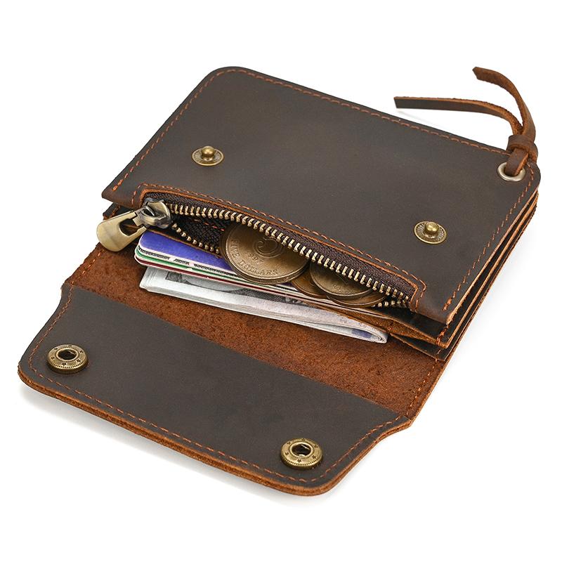 High Quality Leather Coin Purse Zipper Clip Wallet For Men Women Luxury Style Short Purse Card Holder Retro Fashion Mens Wallets
