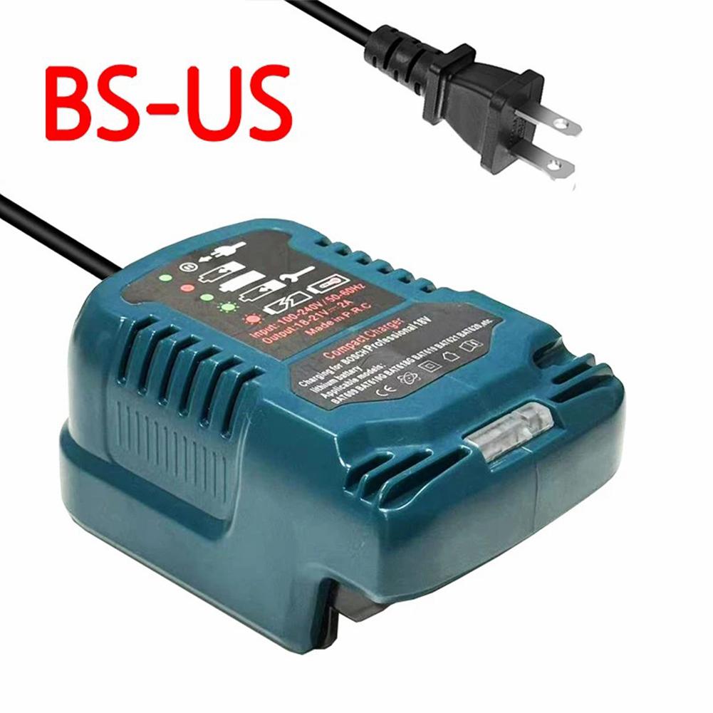 

Компактное зарядное устройство для литий-ионных аккумуляторов 100-240 В для Makita BL1830, DeWalt DCB200, Milwaukee, Bosch 18 В, литий-ионный аккумулятор