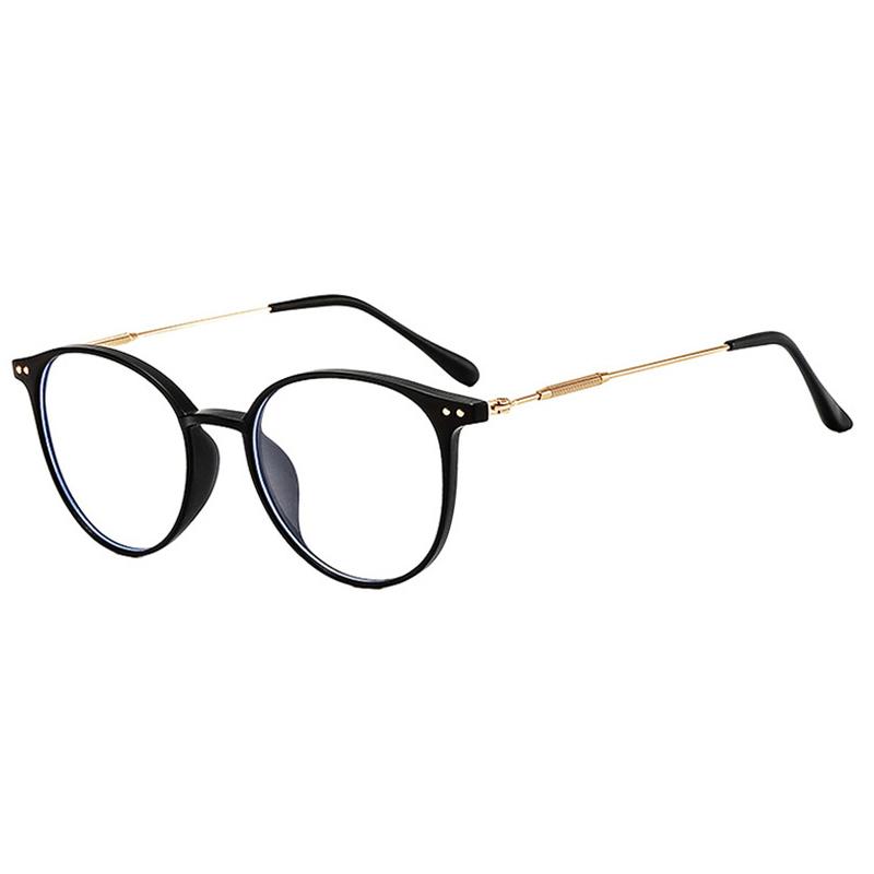 

Anti-blue Light Optical Glasses For Women Fashion Classic Round Myopia Eyewear With Recipe Ultralight TR-90 Computer Eyeglasses Single Version&1.56&Anti Blue Ray
