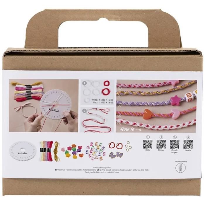 Kit DIY bijoux - Mix créatif - Bijoux d'amitié - 5 pcs
