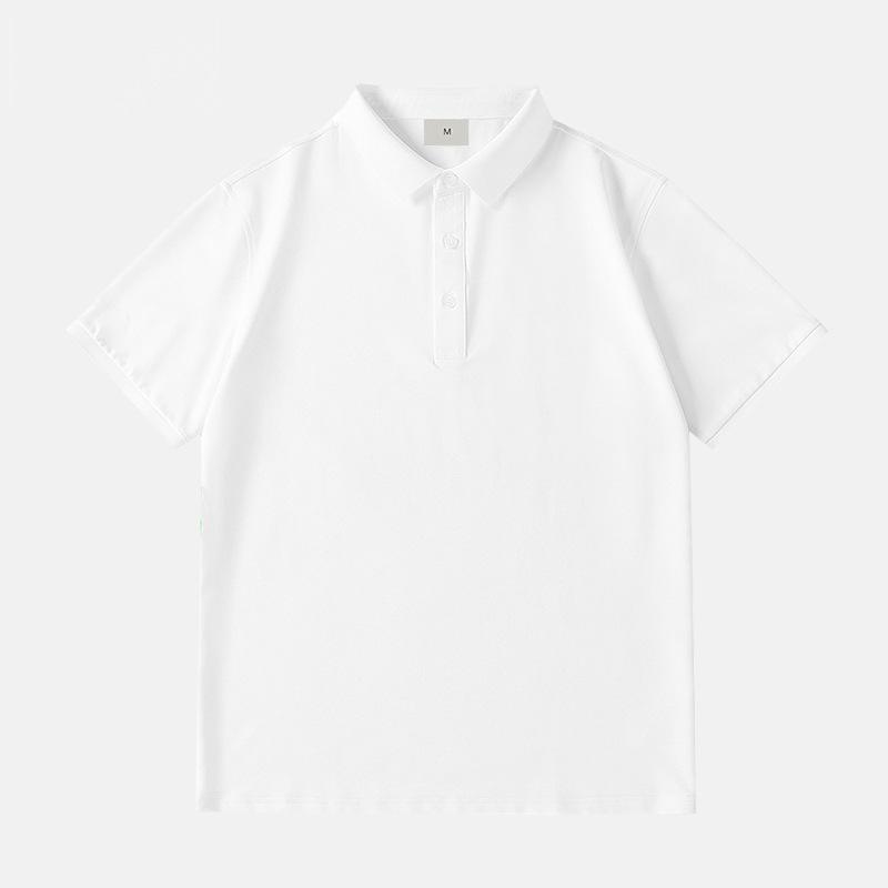 

Fashion Brand Lapel Short-Sleeved Men s Summer Trendy Simple Business Polo Shirt Men s T-shirt Loose Casual Half Sleeves XXXL
