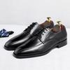 Autumn Italian Men Shoe Polishing Elegant Social Shoes Men Business Dress Casual Flat Shoe Men Party Wedding Shoe Zapatos