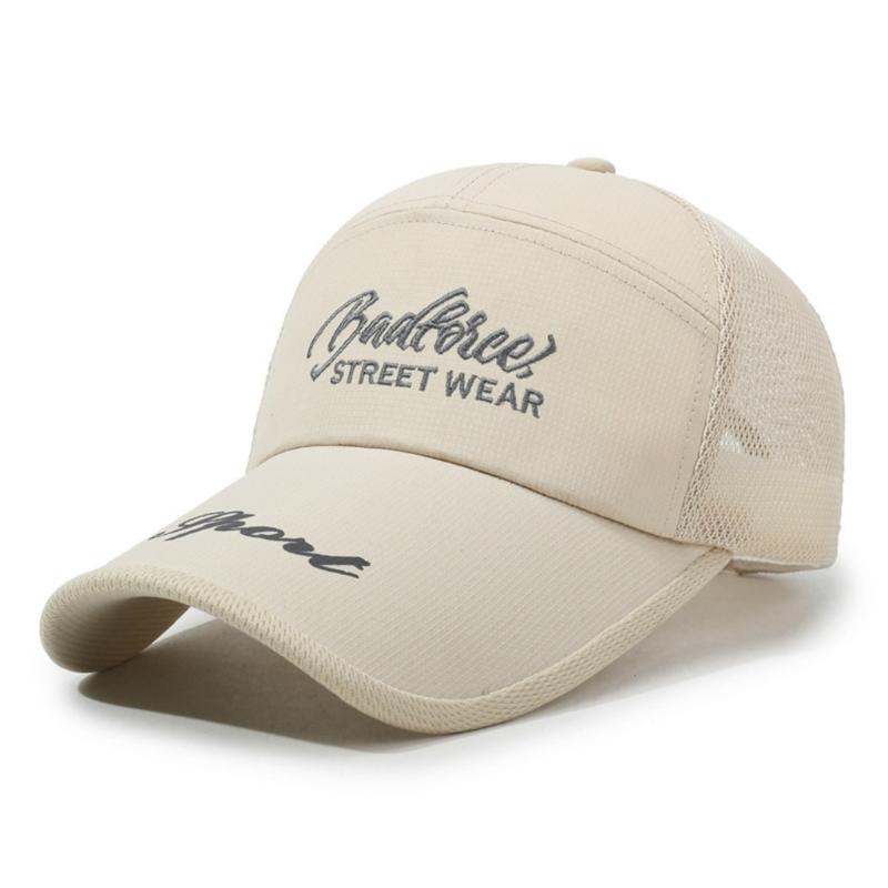 Stylish Letter Print Baseball Cap With Adjustable Strap And Sun Protections Breathable Outdoor Hat For Men Women
