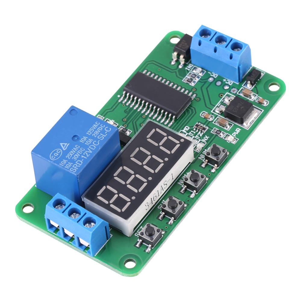 Control Module CE030 Delay Relay 1 Channel DC12V Time Delay Relay 12v LED Display Multifunctional Delay Timer Delay Control