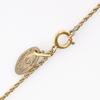 CHANEL COCO Mark Necklace vintage Plated Gold 7.5g Women Used