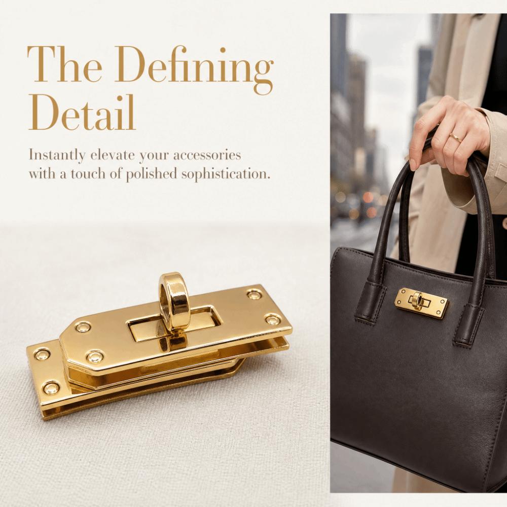 Zinc Alloy Turn Locks Swivel Design Clasp Buckle Portable Belt Buckle Accessory Making