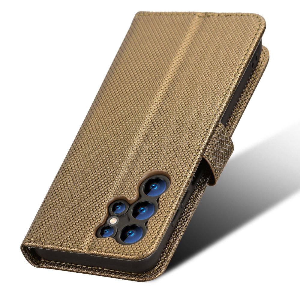 For Oukitel C61 Pro/Oukitel C61 Leather Wallet Case with Strap Diamond Texture Phone Cover