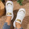 Fashion Women Sneakers 2025 New Summer Lace Up Wedge Casual Shoes Women Comfortable Outdoor Anti-slip Sneakers Women Zapatos De Mujer