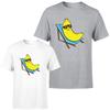 Relaxing Banana With Sunglasses On Deck Chair Fruits Banana Funny Unisex T Shirt