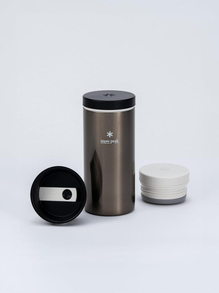 Snow Peak System Bottle 350, Dark Silver, TW-070R-DS