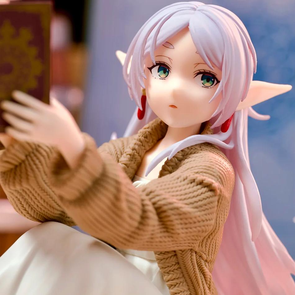 Originale TAITO Desktop Carina Frieren Oltre la Fine del Viaggio Anime Figura Giocattoli Modello in PVC Collezione Frieren Bambole Azione Lettura