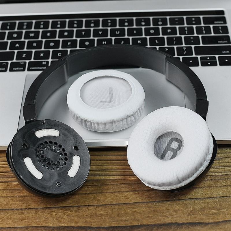 AntiSlip Ear Pad with Ventilated Construction Enhanced Comfort for JR300 T450BT T500BT Tune600 Easy Installation